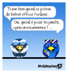 Surement pas un bar d'eau ! ...