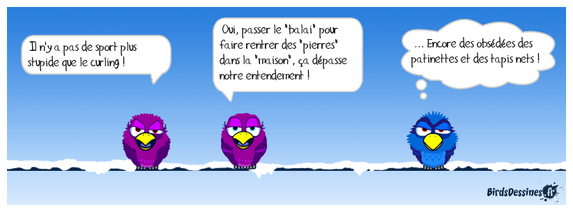 Les curleurs ne sont pas fans de l'émission 