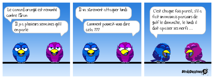 Quand le papi est en colère ...