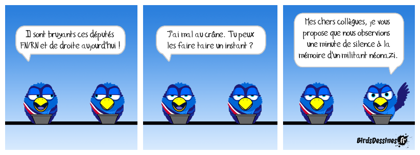 Un peu de calme, svp !