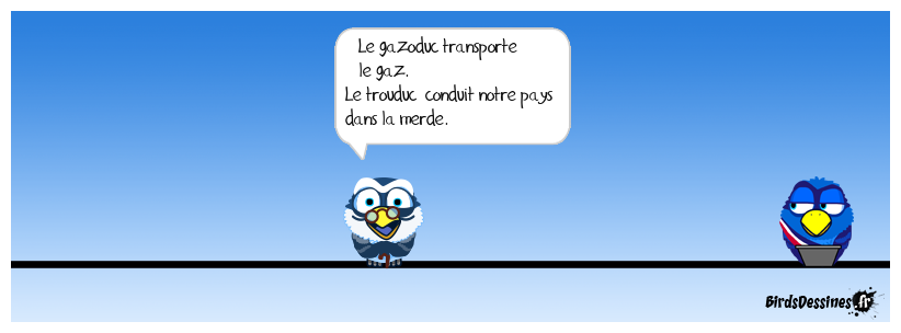 Il y a du gaz dans l’eau