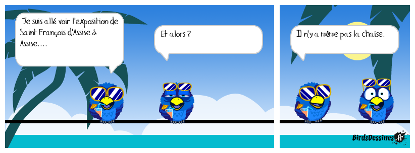 Si on ne peut même pas s'asseoir !