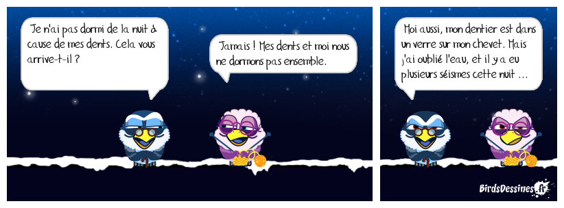 on peut claquer des dents dans un verre ...