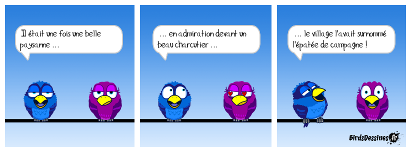 Vous m'en mettrez une tranche et d'la saucisse !