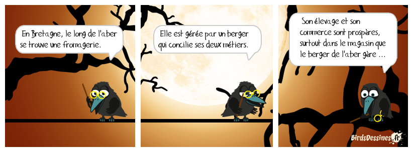 l'éleveur sur la berge, est