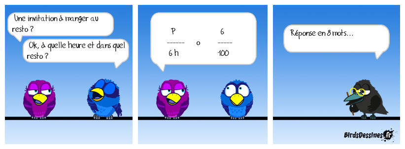 C'est gentil, mais il n'y comprend rien le pauvre !