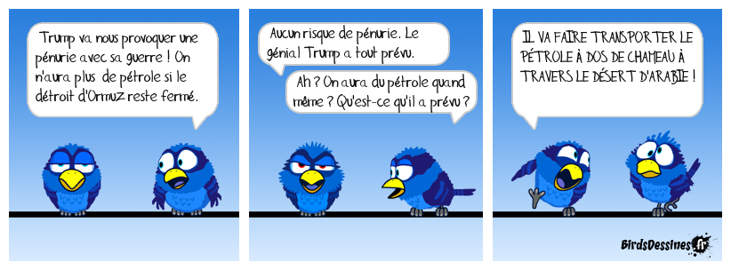Pas la peine de paniquer, il nous dit qu'il a la situation sous contrôle ! ⛽