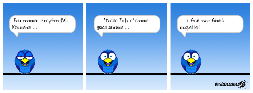 Lui,  il ne va pas tarder à se prendre un  patch ... sur la gueule !