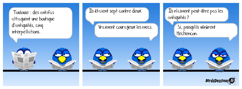 Ils vont sûrement dire que les deux commerçants sont des nazis.