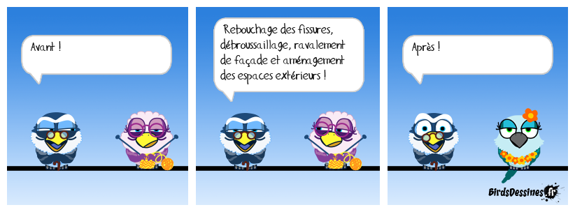 Reste plus qu'à biner et ramoner la cheminée !