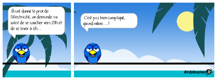 Le soleil moins présent, la demande d'électricité est plus forte !