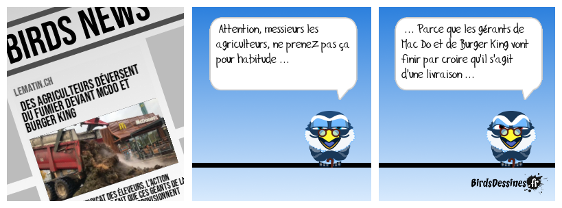 Ils pourraient mettre au menu des crottins de Chavignol ...