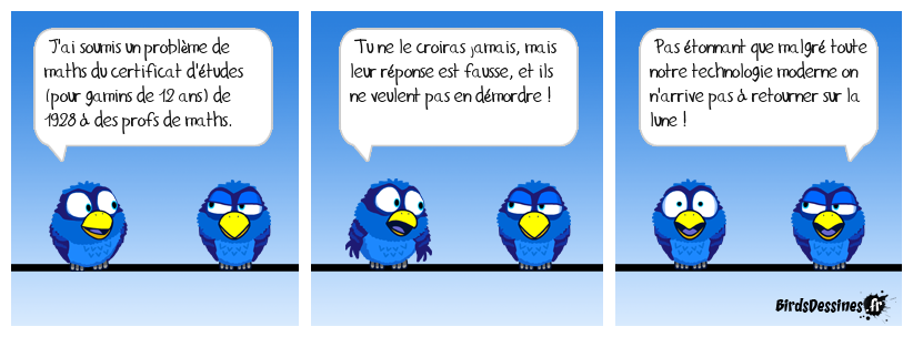 On n'a plus le niveau !