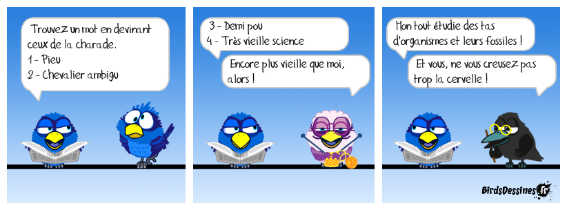 Devinette du jour, en charade ?