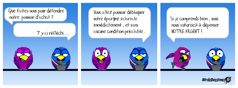 ♫ ♪ merci patron ♪ ♫  ou : ils nous prennent pour des charlots !