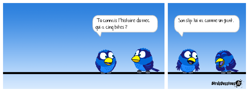 à l'aise dans son caleçon !