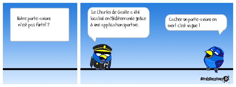 Notre porte-avions n’est pas furtif ?