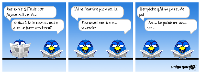 Ils ont tiré la chasse d'eau