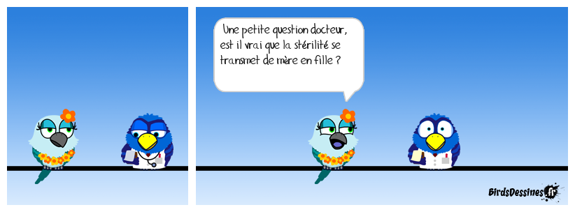 La blonde et doc gynéco.