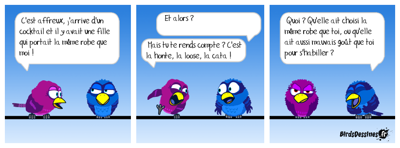 Jolie robe... Ou pas.