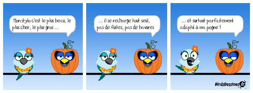 Dis Melania ... il parle bien de son stylo là ?