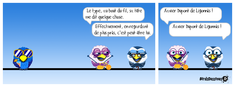 Réfugié sur le fil, faut le faire !