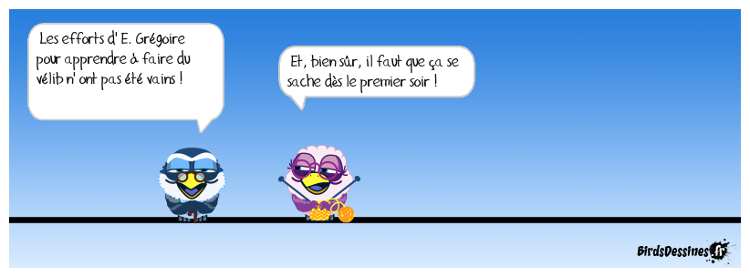 Il a un p'tit vélo dans la tête !