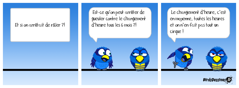 Un vrai métronome ce changement d’heure…