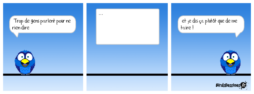 ne rien dire (Le Chat de Geluck)