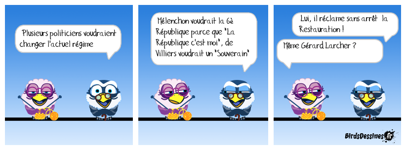 Ils veulent changer de régime