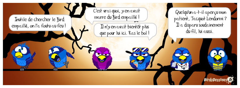 On n'a pas retrouvé le Bird empaillé au clair de lune