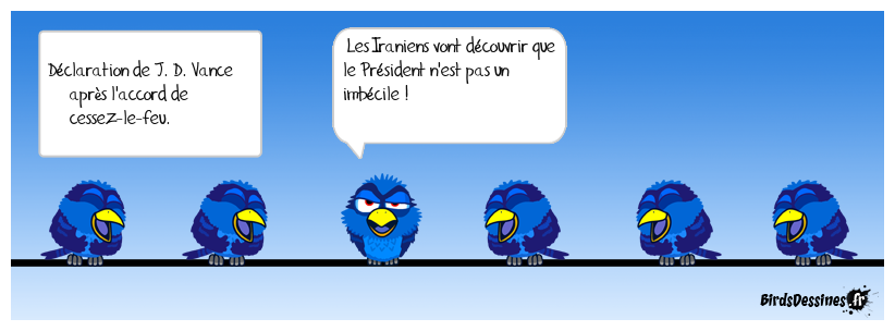 Toujours le mot pour rire, ce Vance ! 🤣🤣🤣