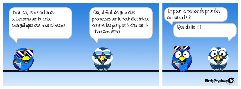 À côté de ses pompes !