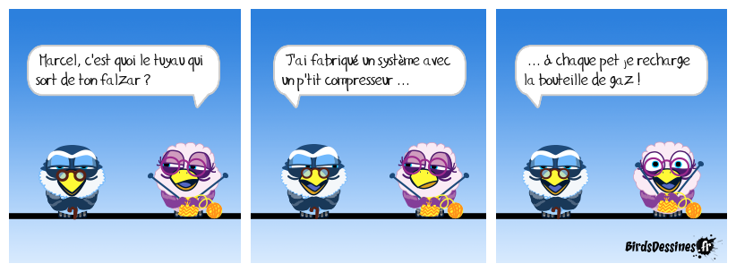 Ingénieux le Marcel ... mais va sentir la merde le pot-au-feu !