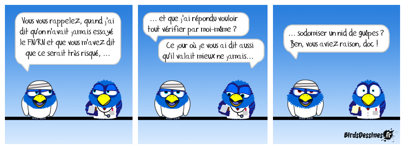 On a beau les prévenir...