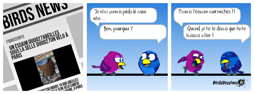 Tu te laisses aller !