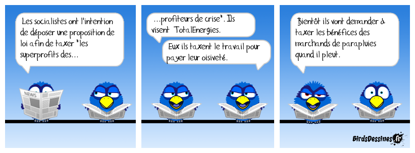 Même pas gênés...