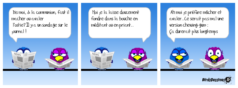 Choisir entre macher ou avaler