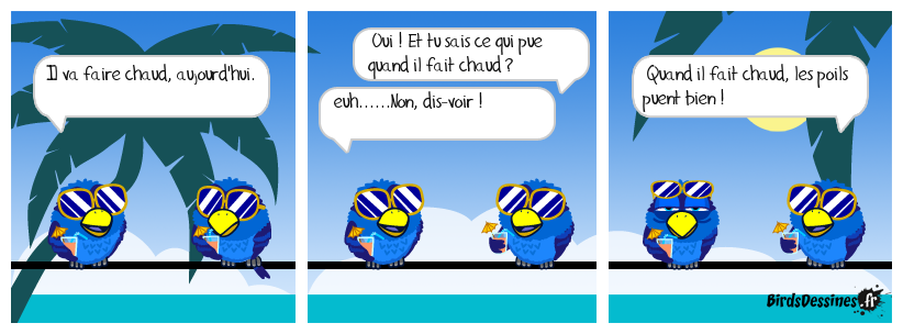 Heureusement qu'il est à plume !