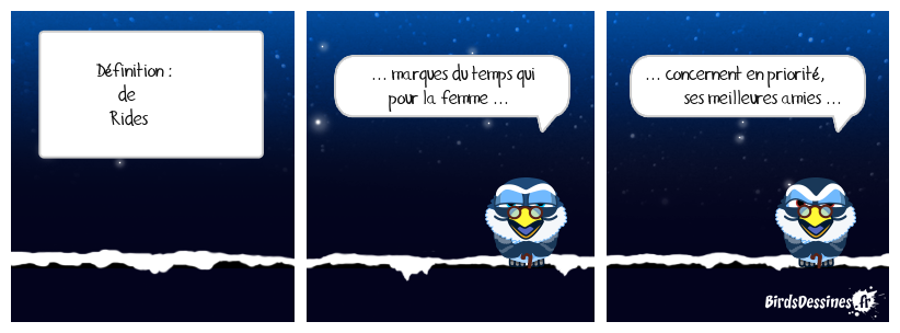 ça te fait de l'effet mes rides ? ...