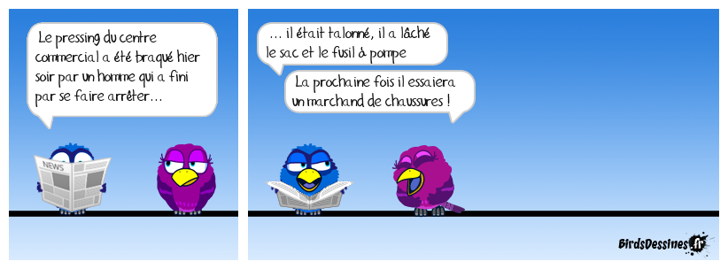 Braquage saboté...