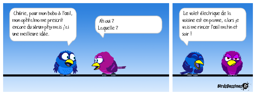 Rinçage d'œil...