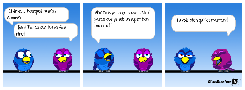 Blague pas marrante