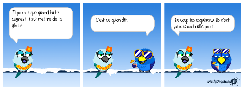 La blonde et les Inuits.