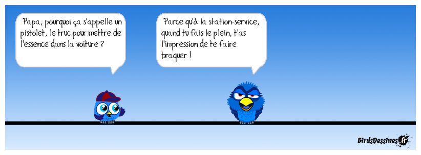 À la station-service