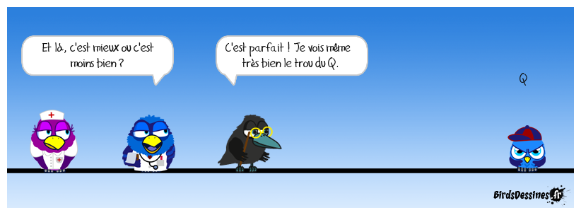 Chez le proctophtalmologiste