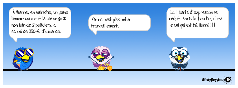 Le gaz part !