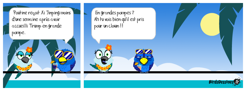 En grandes pompes !