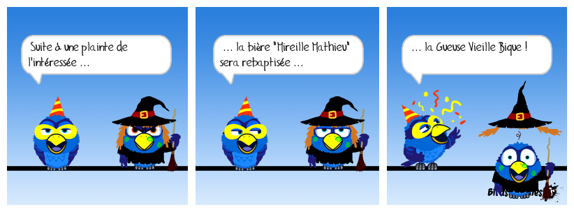 Elle prend de la bouteille ... la Mémé !