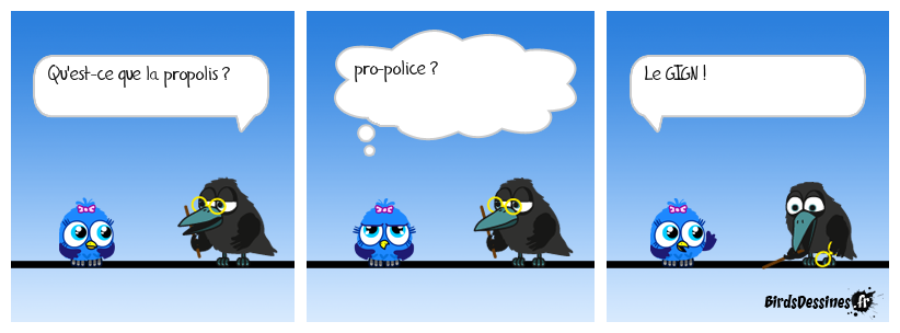 Dans la ruche.